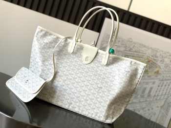 Goyard Tote Bag White 34cm