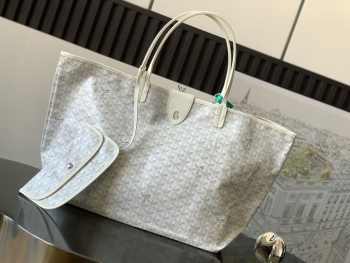 Goyard Large Tote Bag White 40cm