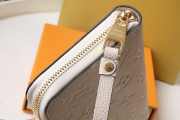 Louis vuitton Zippy Wallet in White M82212 - 3