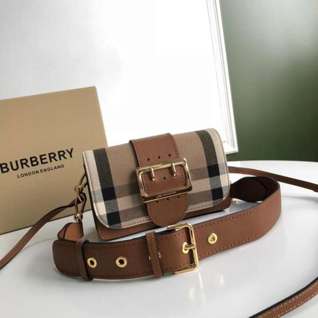 Burberry Madison Buckle Flap Bag  - 1