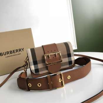 Burberry Madison Buckle Flap Bag 