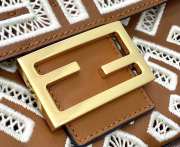 Fendi Medium FF Baguette embroidered bag - 5