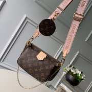 Louis Vuitton Multi-pochette Bag with Pink Strap - 1