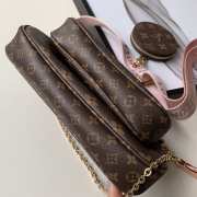 Louis Vuitton Multi-pochette Bag with Pink Strap - 4