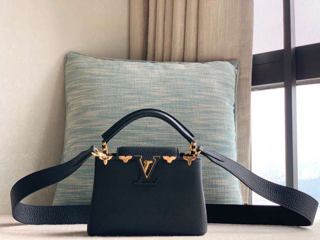 Louis Vuitton Capucines Mini Bag M56669 in Black - 1