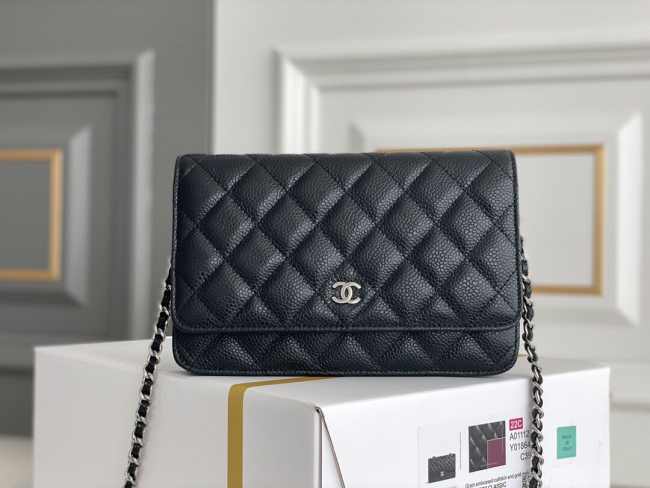 Chanel WOC Caviar Bag in Black - 1