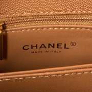 Chanel Coco Handle Bag 23cm in Dark Beige Caramel - 2