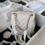 Chanel Backpack in White - 5