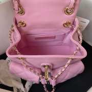 Chanel Small Backpack in Pink  - 3