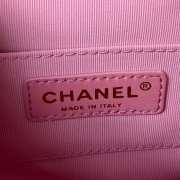 Chanel Small Backpack in Pink  - 6