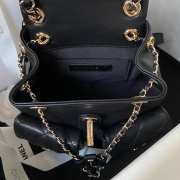 Chanel Small Backpack in Black - 4