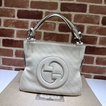 Gucci Blondie Small Tote Bag in White 30cm