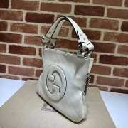 Gucci Blondie Small Tote Bag in White 30cm - 5