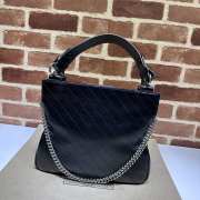 Gucci Blondie Small Tote Bag in Black 30cm - 3