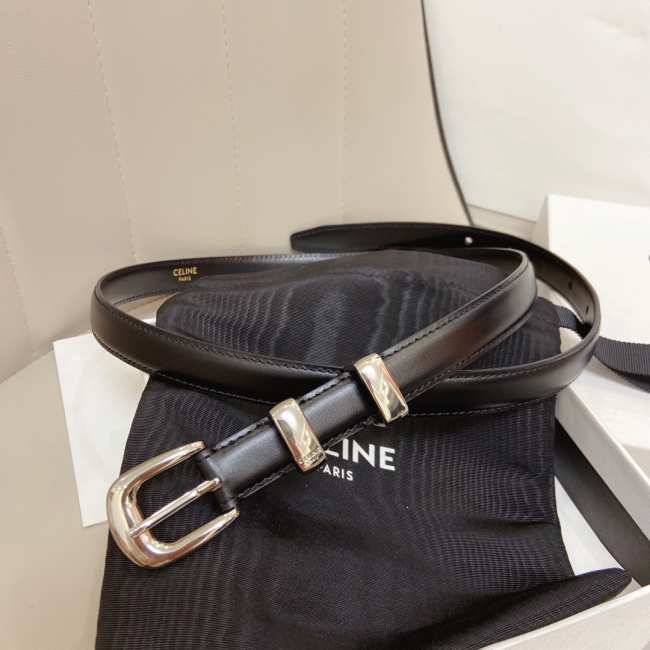 Celine Belts with Silver Buckles 18mm  - 1