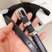 Celine Belts with Silver Buckles 18mm  - 3