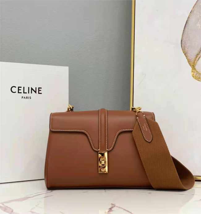 Celine Teen Soft 16 In Smooth Calfskin Leather 01 - 1