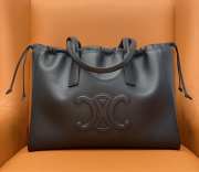 Celine Cabas Drawstring Cuir Triomphe Tote Bag 01 - 1