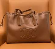 Celine Cabas Drawstring Cuir Triomphe Tote Bag 02 - 1