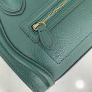 Celine Nano Luggage Calfskin Handbag in Green - 2