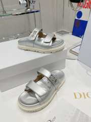 Dior Slide in Silver - 4