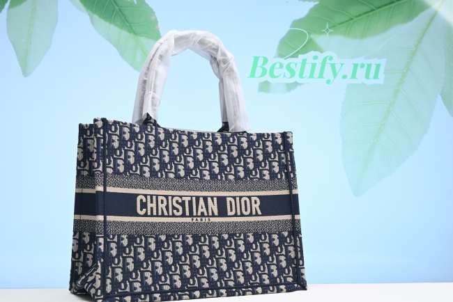 Dior Canvas Book Tote 36.5cm - 1