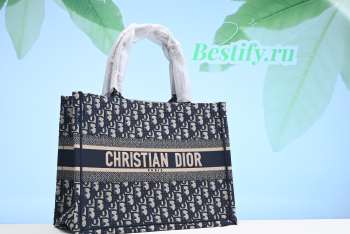 Dior Canvas Book Tote 36.5cm