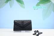 YSL Envelope Shoulder Bag in Black 26801 - 1