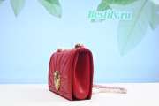 Dolce&Gabbana Large Devotion Bag in Red 26cm - 4