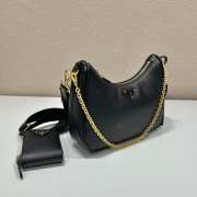 Prada Saffiano Re-Edition Shoulder Bag Black - 6