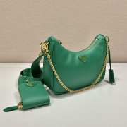 Prada Saffiano Re-Edition Shoulder Bag Green - 4