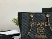 Chanel Shopping Bag in Black 33CM - 5