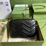 Gucci GG Marmont Multi-Use Mini Bag Black Pink White - 4