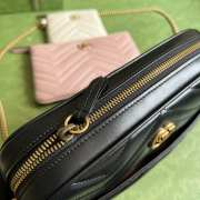 Gucci GG Marmont Multi-Use Mini Bag Black Pink White - 2