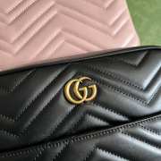 Gucci GG Marmont Multi-Use Mini Bag Black Pink White - 3