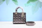 Dior Lady Handbag in Silver 20CM - 1