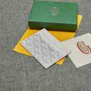 Goyard Card Holder in White - 2