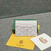 Goyard Card Holder in White - 3