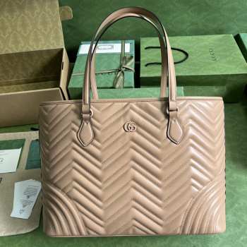 Gucci GG Marmont Large Tote Bag in Beige