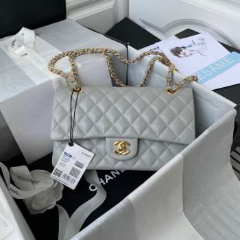 Chanel Medium Caviar Flap Bag in Grey