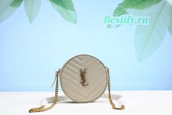 YSL Vinyle Round Camera Bag