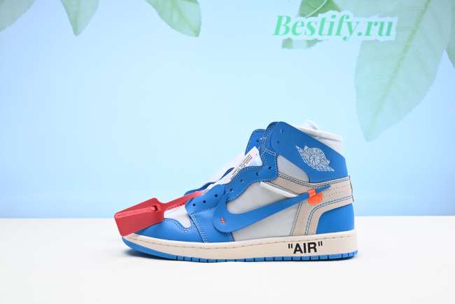 Jordan 1 Retro High Off-White University Blue AQ0818-148 - 1