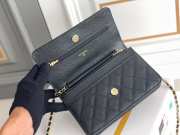 Chanel WOC Caviar Bag in Black with Gold Hardware - 4