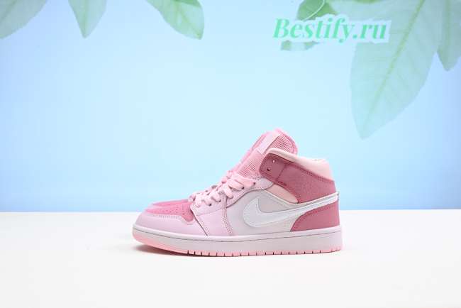 Air Jordan 1 Mid WMNS Digital Pink CW5379-600 - 1