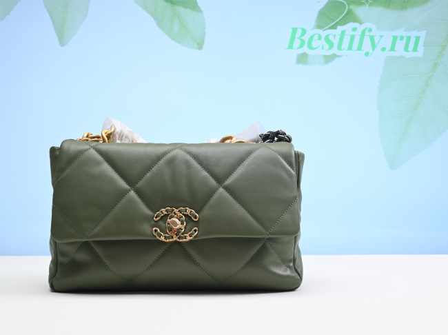 Chanel 19 Bag 26cm Green  - 1