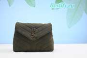 YSL Small Loulou Bag Green 23CM - 1