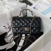 Chanel Small Flap Bag with Handle 20CM - 2