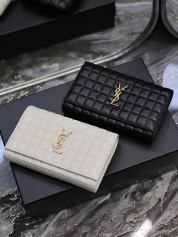 YSL CASSANDRE MATELASSÉ CARRÉ Chain Wallet 23CM