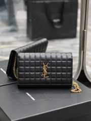 YSL CASSANDRE MATELASSÉ CARRÉ Chain Wallet 23CM - 6