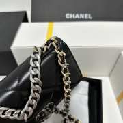 Chanel 19 Wallet On Chain in Black AP0957 - 2